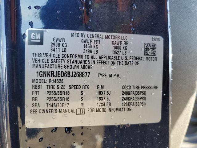 Photo 14 from auction – 2011 CHEVROLET TRAVERSE L with VIN 1GNKRJED6BJ268877