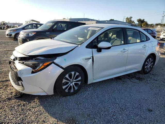 TOYOTA COROLLA LE 2020 with VIN JTDEBRBE2LJ001078 - Photo from auction