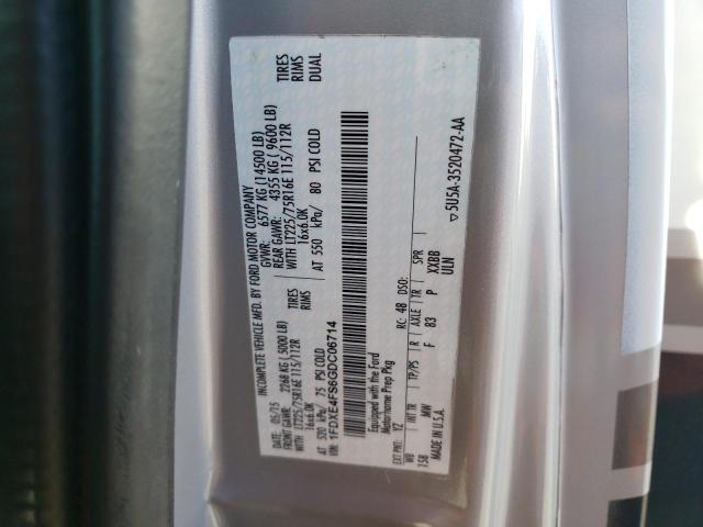 Photo 10 from auction – 2016 FORD ECONOLINE with VIN 1FDXE4FS6GDC06714