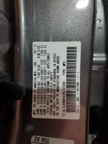 Photo 14 from auction – 2014 HONDA CR-V EX with VIN 5J6RM4H52EL020060