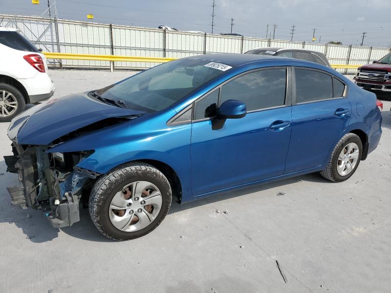 HONDA CIVIC LX 2013 with VIN 2HGFB2F5XDH573090 - Photo from auction