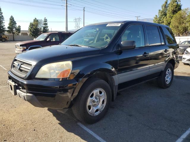 HONDA PILOT LX 2005 with VIN 2HKYF18155H567075 - Photo from auction