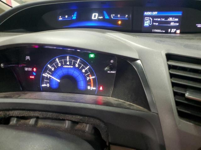 Photo 9 from auction – 2012 HONDA CIVIC LX with VIN 19XFB2E51CE038109