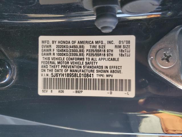 Photo 14 from auction – 2008 HONDA ELEMENT SC with VIN 5J6YH18958L010841