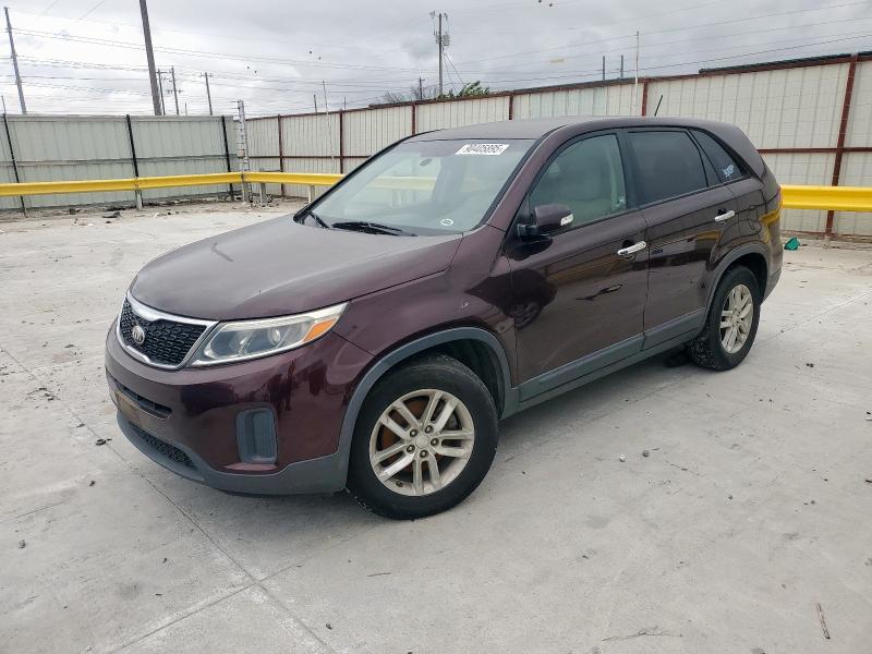 KIA SORENTO LX 2014 with VIN 5XYKT3A66EG470488 - Photo from auction