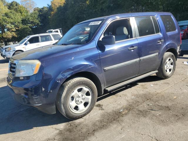 HONDA PILOT LX 2013 with VIN 5FNYF3H20DB042801 - Photo from auction