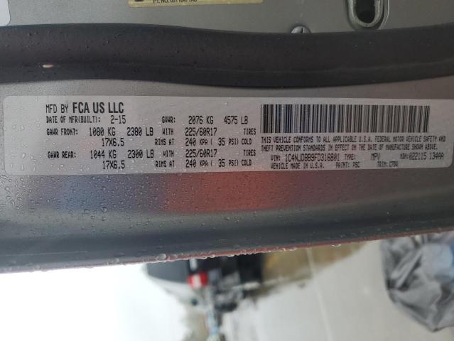 Photo 14 from auction – 2015 JEEP COMPASS SP with VIN 1C4NJDBB9FD316801