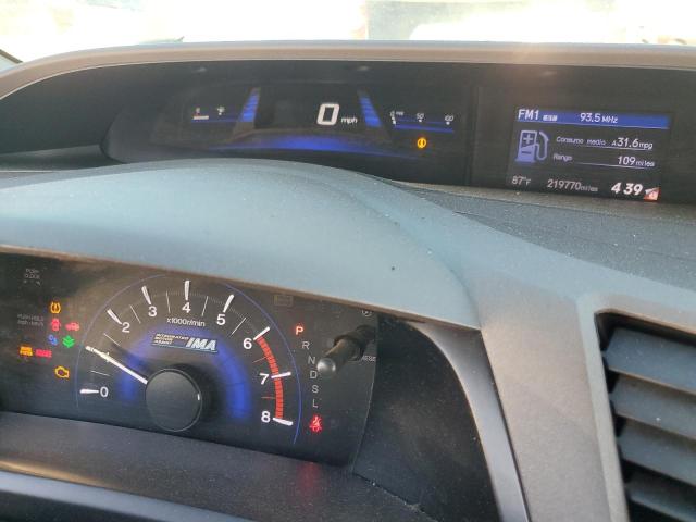 Photo 9 from auction – 2012 HONDA CIVIC HYBR with VIN JHMFB4F32CS008220