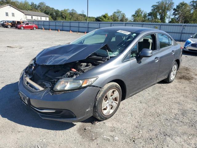 HONDA CIVIC LX 2013 with VIN 19XFB2F53DE260649 - Photo from auction