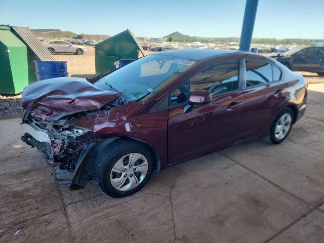 HONDA CIVIC LX 2013 with VIN 2HGFB2F5XDH576393 - Photo from auction