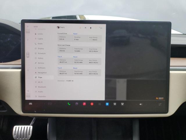 Photo 9 from auction – 2022 TESLA MODEL S with VIN 5YJSA1E52NF480647