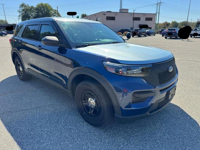 FORD EXPLORER P 2022 with VIN 1FM5K8AB5NGA01024 - Photo from auction