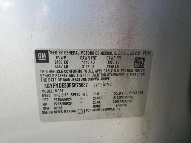 Photo 14 from auction – 2014 CADILLAC SRX PREMIU with VIN 3GYFNDE30ES675637