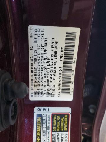 Photo 14 from auction – 2014 HONDA CR-V EX with VIN 5J6RM4H57EL001245