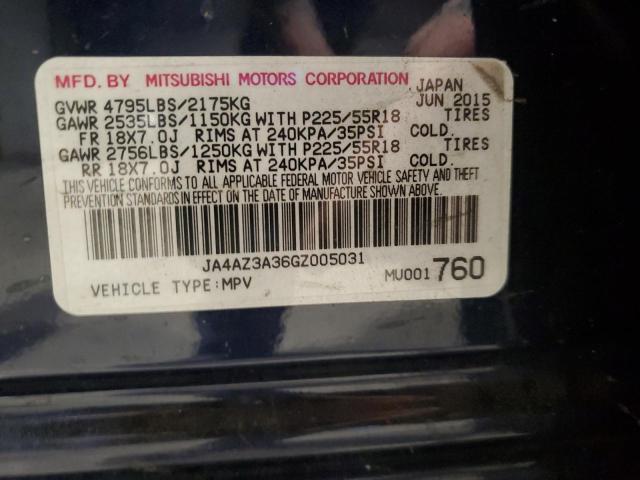 Photo 14 from auction – 2016 MITSUBISHI OUTLANDER with VIN JA4AZ3A36GZ005031