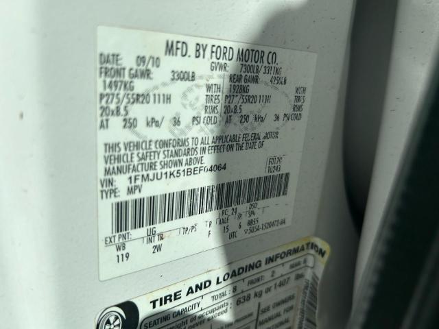 Photo 10 from auction – 2011 FORD EXPEDITION with VIN 1FMJU1K51BEF04064