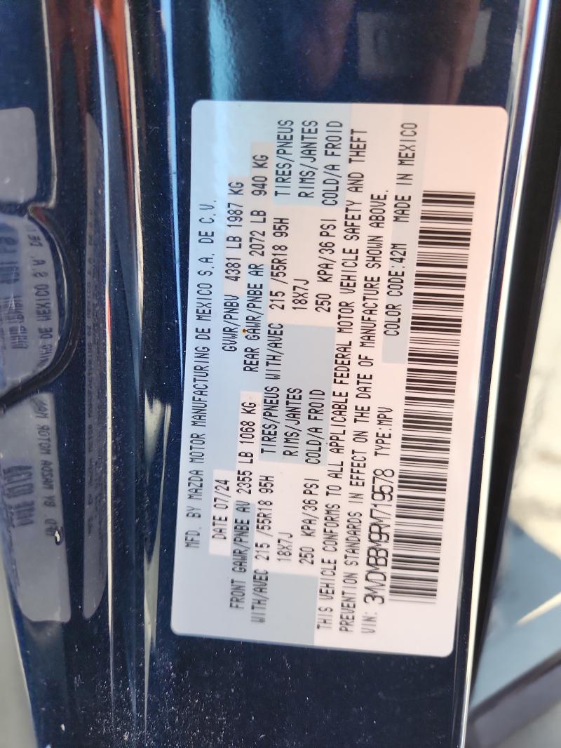 Photo 14 from auction – 2024 MAZDA CX-30 with VIN 3MVDMBBM9RM719578