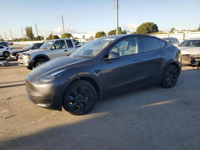 TESLA MODEL Y 2025 with VIN 7SAYGDED6SA377714 - Photo from auction