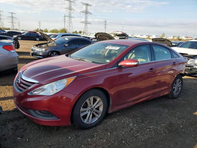 HYUNDAI SONATA GLS 2014 with VIN 5NPEB4AC8EH817291 - Photo from auction