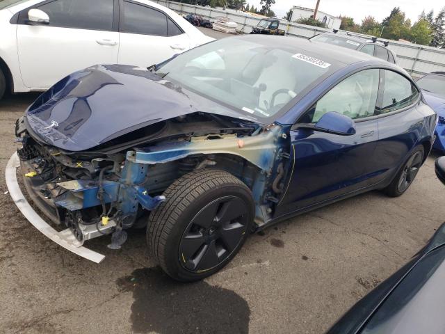 TESLA MODEL 3 2021 with VIN 5YJ3E1EB7MF051582 - Photo from auction
