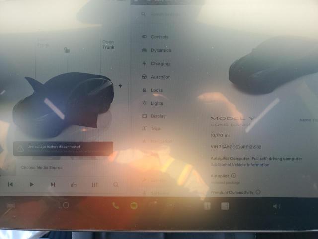 Photo 9 from auction – 2024 TESLA MODEL Y with VIN 7SAYGDED9RF121533