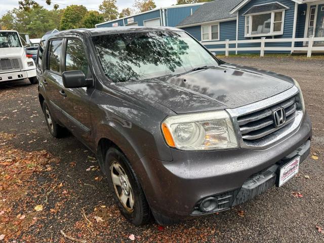 HONDA PILOT LX 2014 with VIN 5FNYF4H23EB036711 - Photo from auction