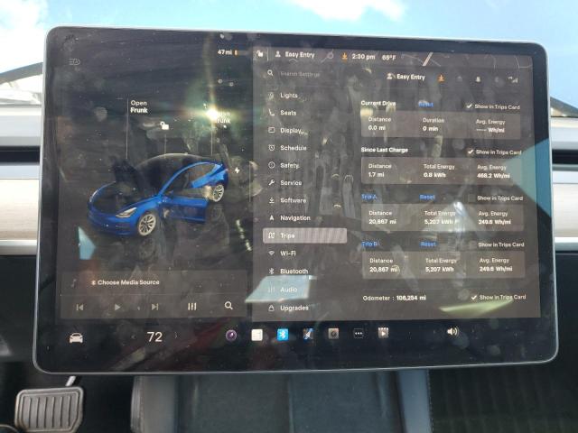 Photo 9 from auction – 2022 TESLA MODEL 3 with VIN 5YJ3E1EAXNF289113