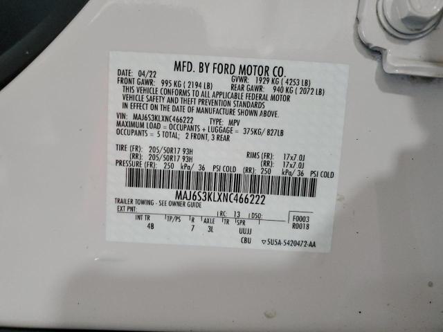 Photo 14 from auction – 2022 FORD ECOSPORT T with VIN MAJ6S3KLXNC466222