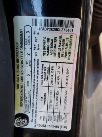 Photo 14 from auction – 2013 FORD FOCUS SE with VIN 1FADP3K20DL273401