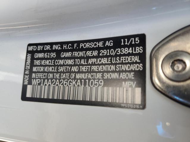 Photo 14 from auction – 2016 PORSCHE CAYENNE with VIN WP1AA2A26GKA11059