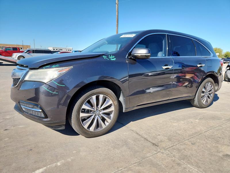 ACURA MDX TECHNO 2016 with VIN 5FRYD4H45GB006134 - Photo from auction