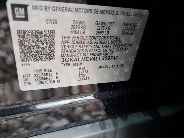 Photo 14 from auction – 2020 GMC TERRAIN SL with VIN 3GKALMEV4LL309747