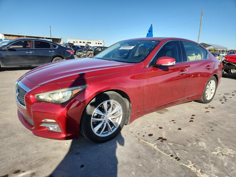 INFINITI Q50 BASE 2014 with VIN JN1BV7AP0EM674487 - Photo from auction