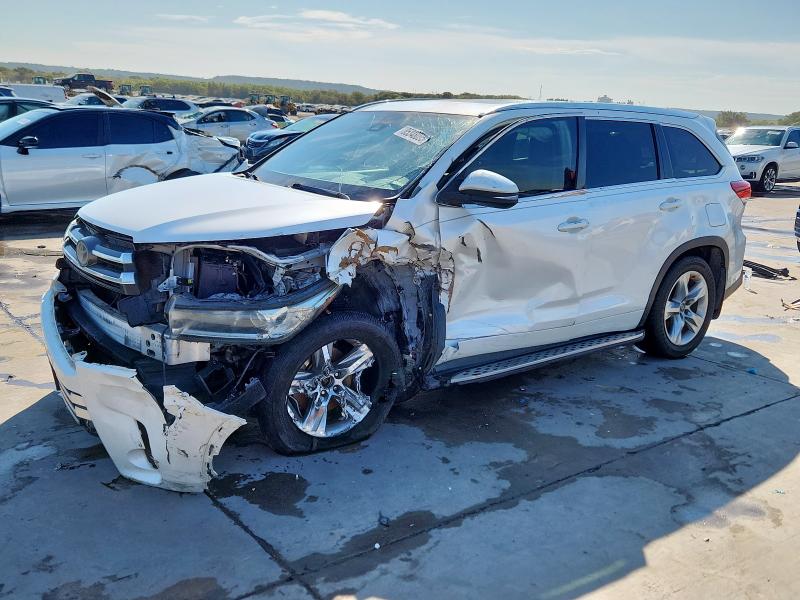 TOYOTA HIGHLANDER 2017 with VIN 5TDYZRFH2HS227547 - Photo from auction