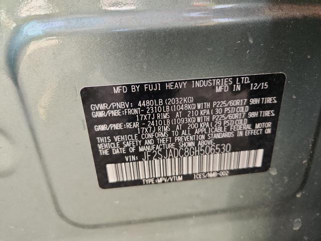 Photo 14 from auction – 2016 SUBARU FORESTER 2 with VIN JF2SJADC8GH506530