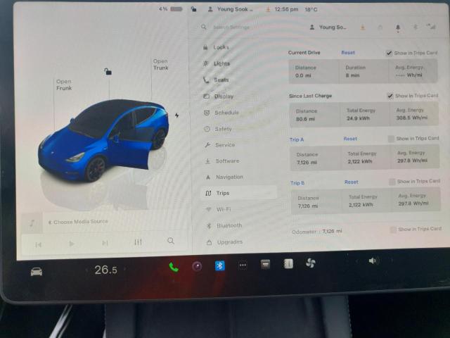Photo 9 from auction – 2025 TESLA MODEL Y with VIN 7SAYGDEF1SF235534
