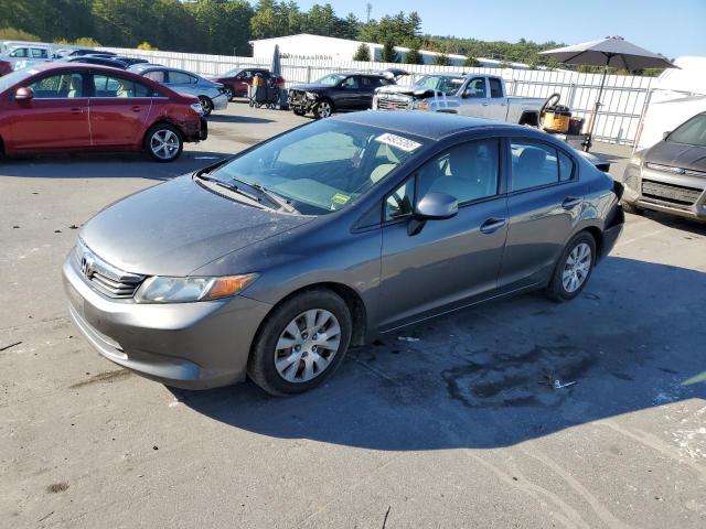 HONDA CIVIC LX 2012 with VIN 2HGFB2F55CH332763 - Photo from auction