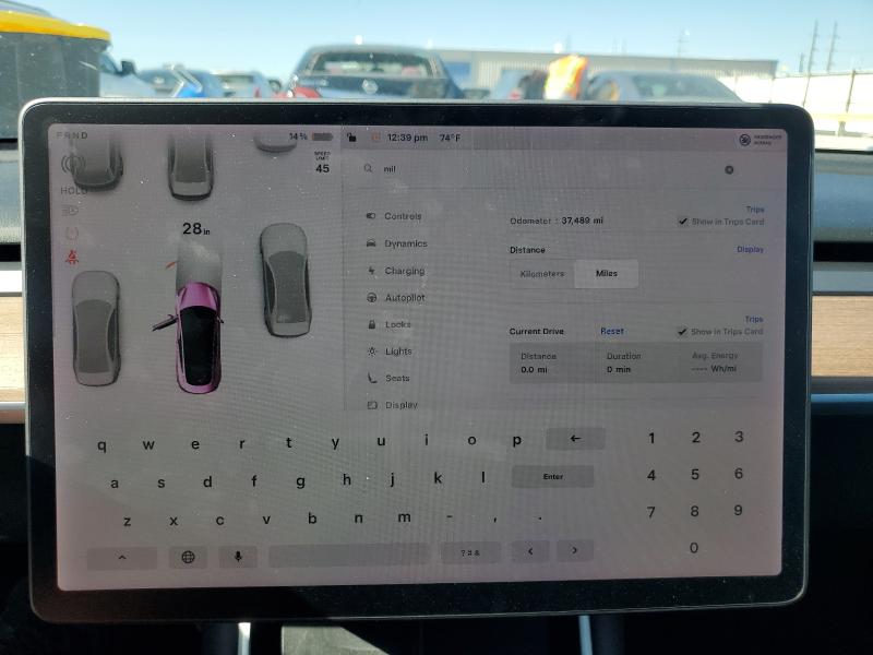 Photo 9 from auction – 2020 TESLA MODEL 3 with VIN 5YJ3E1EA7LF504427