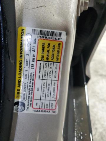 Photo 14 from auction – 2018 FORD FOCUS SE with VIN 1FADP3K20JL287407