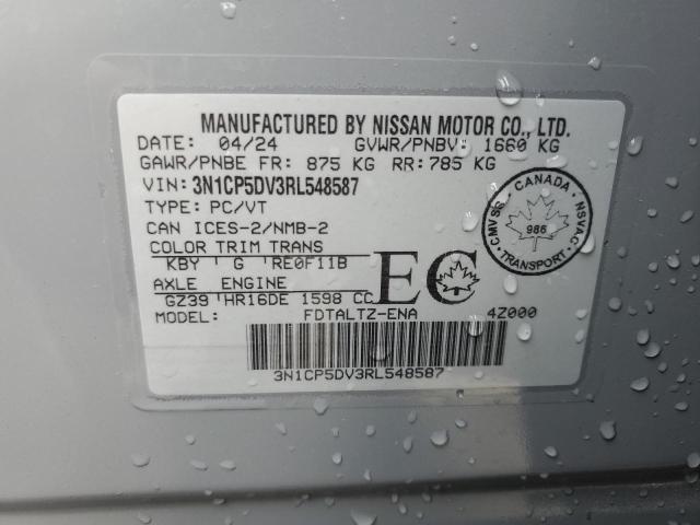 Photo 14 from auction – 2024 NISSAN KICKS SR with VIN 3N1CP5DV3RL548587