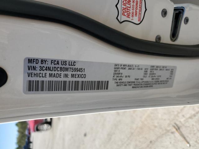 Photo 14 from auction – 2021 JEEP COMPASS LIMITED with VIN 3C4NJDCB0MT599451