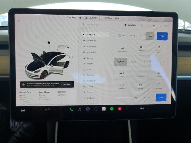 Photo 9 from auction – 2020 TESLA MODEL 3 with VIN 5YJ3E1EA2LF631800