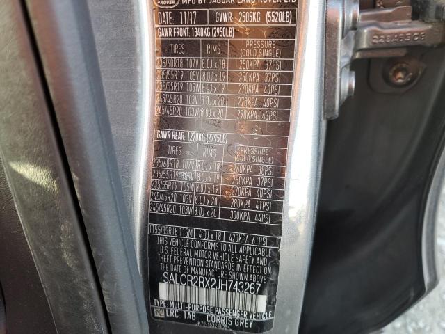 Photo 14 from auction – 2018 LAND ROVER DISCOVERY with VIN SALCR2RX2JH743267
