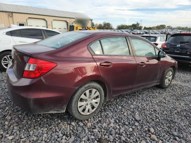 Photo 3 from auction – 2012 HONDA CIVIC LX with VIN 19XFB2F56CE069872