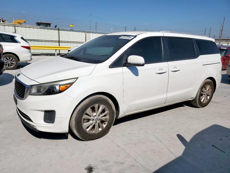 KIA SEDONA LX 2015 with VIN KNDMB5C16F6034933 - Photo from auction