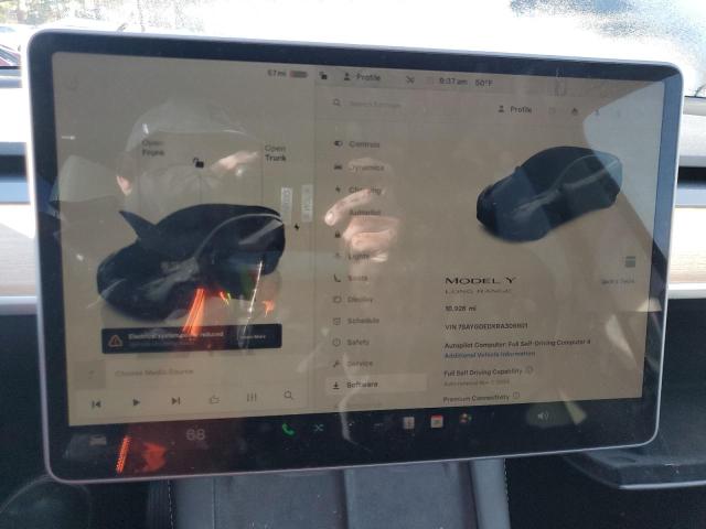 Photo 9 from auction – 2024 TESLA MODEL Y with VIN 7SAYGDEDXRA306901
