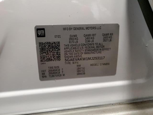 Photo 14 from auction – 2021 BUICK ENCLAVE ES with VIN 5GAEVAKW1MJ253117
