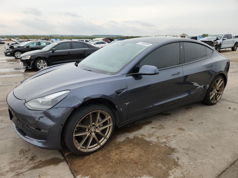 TESLA MODEL 3 2022 with VIN 5YJ3E1EAXNF185902 - Photo from auction