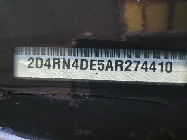 Photo 14 from auction – 2010 DODGE GRAND CARA with VIN 2D4RN4DE5AR274410