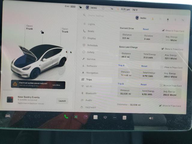 Photo 9 from auction – 2023 TESLA MODEL Y with VIN 7SAYGDEE9PF688489